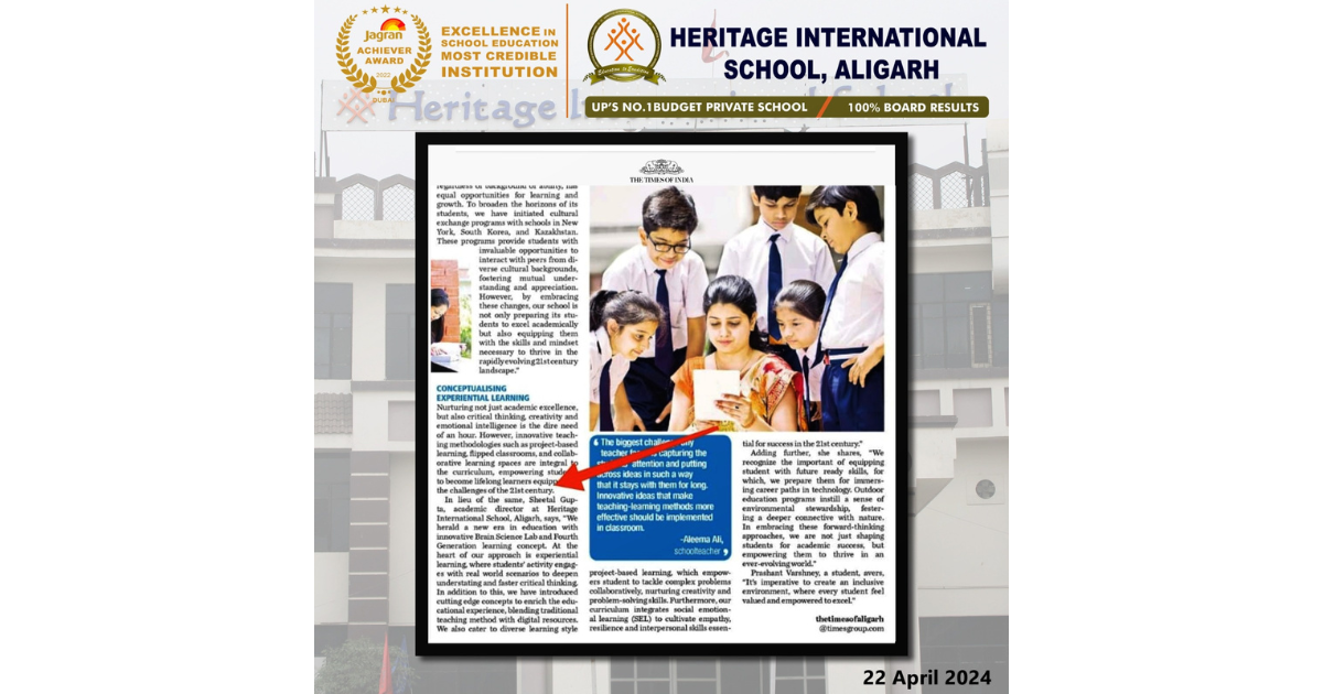 Heritage International Schools Innovative Approach to Education