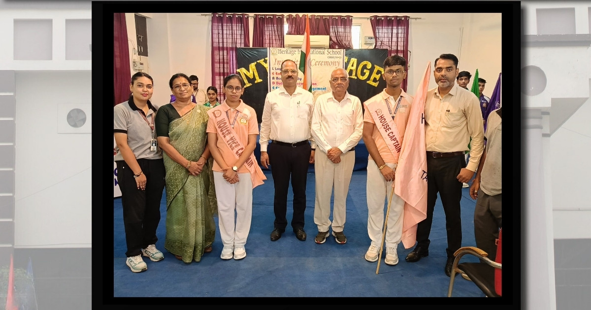 Heritage International School - Investiture Ceremony 2025-26 at Heritage International School