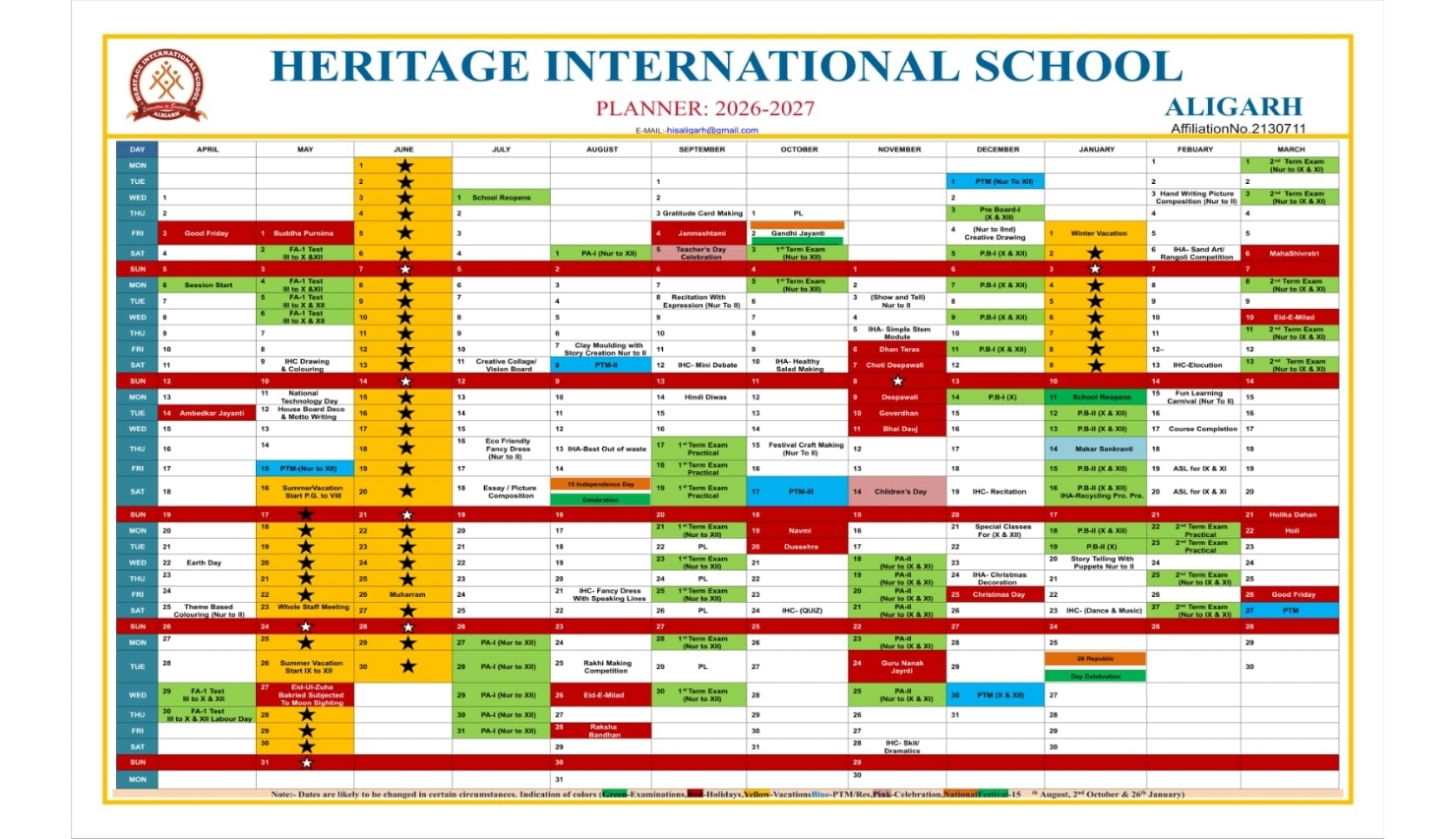 Heritage-ACADEMIC-PLANNER-2026-27