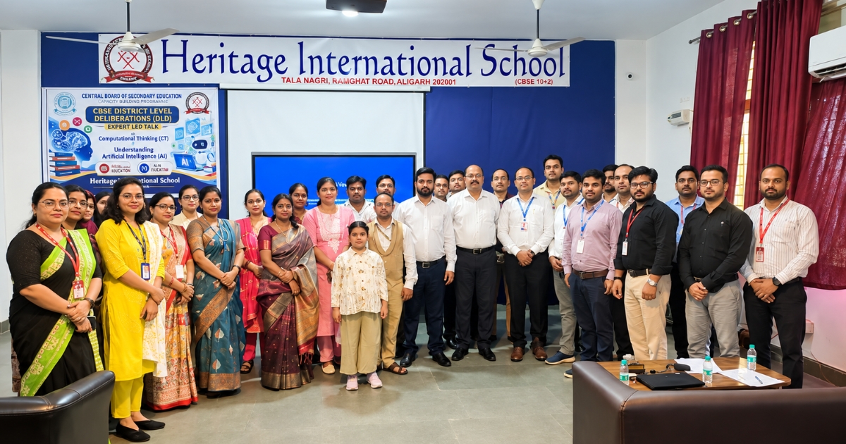 HIS-CBSE DLD Expert-Led Talk on Ethical AI Hosted at HIS Talanagri 15 Schools Take Part