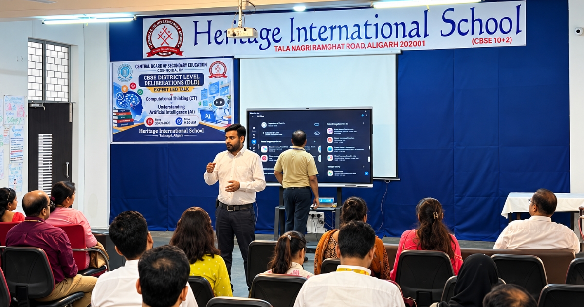 HIS-CBSE DLD Expert-Led Talk on Ethical AI Hosted at HIS Talanagri 15 Schools Take Part-2