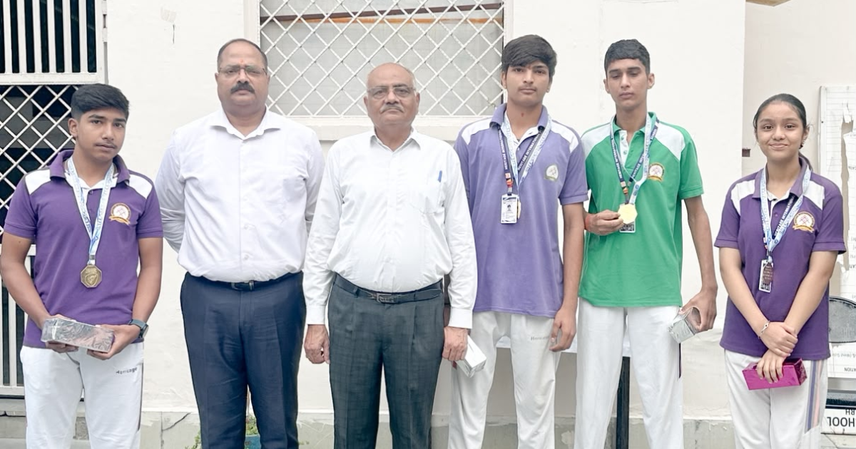 Golden Glory for Heritage International School, Students Bring Home Gold at Inter-School and District Championships